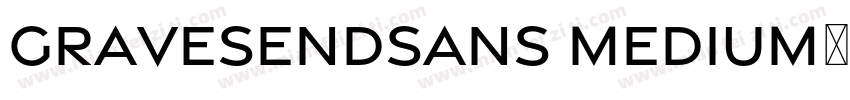 GravesendSans Medium字体字体转换